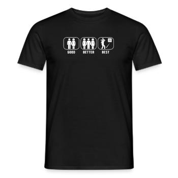 Bon Meilleur Meilleur Lancer De Hache Jeu De Lancer De Hache - T-shirt homme - noir - Devant - AI Model Male 178 light (178cm)