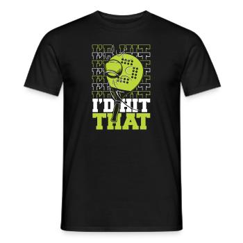 Je frappais ce padel, ce padel, ce padel - T-shirt homme - noir - Devant - AI Model Male 178 light (178cm)