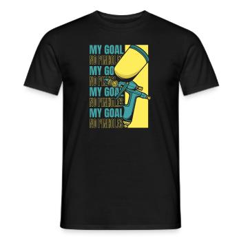 My Goal No Pinholes Vehicle Car Spray Automotive - Men's T-Shirt - black - Front - AI Model Male 178 light (178cm)