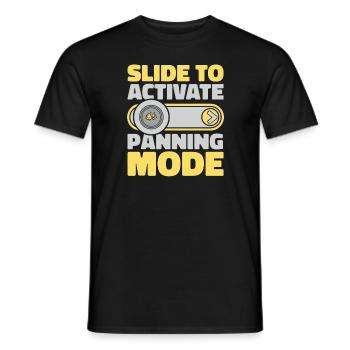 Schieben Sie den Schieberegler, um den Schwenkmodus zu aktivieren Miner Prospector - Männer T-Shirt - Schwarz - Vorne - AI Model Male 178 light (178cm)