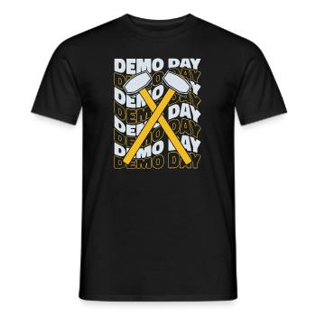 Demo Day Home Wrecker Demolition Contractor House - Men's T-Shirt - black - Front - AI Model Male 178 light (178cm)