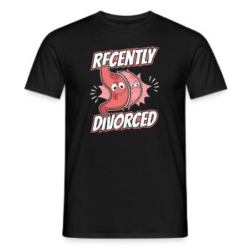 Recently Divorced Gastric Bypass Bariatric - Men's T-Shirt - black - Front - AI Model Male 178 light (178cm)