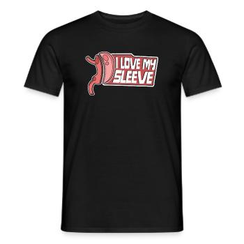 J’aime ma manche Bypass gastrique gastrique gastrique bariatrique - T-shirt homme - noir - Devant - AI Model Male 178 light (178cm)