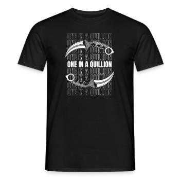 One In A Quillion Butcher Knife Collectible Knife - Men's T-Shirt - black - Front - AI Model Male 178 light (178cm)