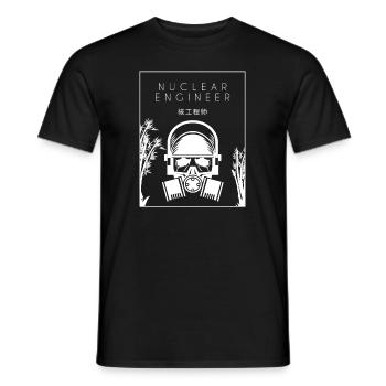 Ingénieur nucléaire Chinois Hanzi Energy Nucléaire - T-shirt homme - noir - Devant - AI Model Male 178 light (178cm)