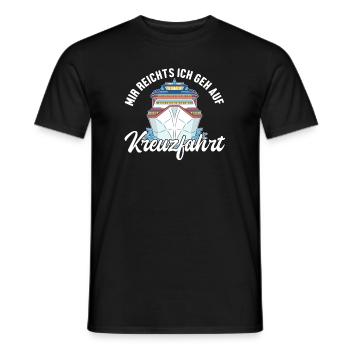 Mir reichts ich geh auf Kreuzfahrt Cruise Vacation - T-shirt homme - noir - Devant - AI Model Male 178 light (178cm)