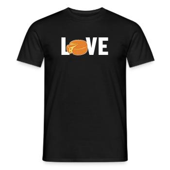 Gouda Love Queso Fromager Amant Gouda - T-shirt homme - noir - Devant - AI Model Male 178 light (178cm)