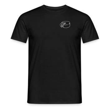 Gouda Logo Emblem Cheesemonger Maker Queso Gouda - Men's T-Shirt - black - Front - AI Model Male 178 light (178cm)