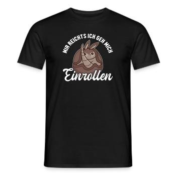 Mir reichts ich geh mich Einrollen Cingulata - T-shirt homme - noir - Devant - AI Model Male 178 light (178cm)