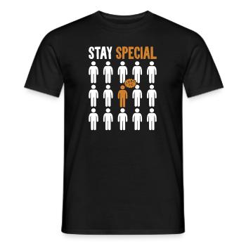 Séjour spécial Apraxie Dyslexie Articulation - T-shirt homme - noir - Devant - AI Model Male 178 light (178cm)