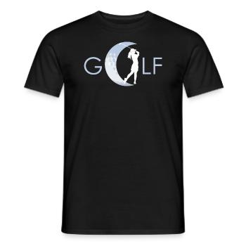 Motive Golf your sport - Men's T-Shirt - black - Front - AI Model Male 178 light (178cm)