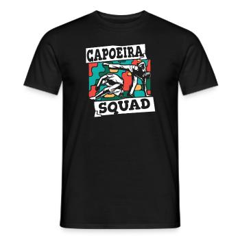 Danse de l’équipe de capoeira Ginga Capoeirista - T-shirt homme - noir - Devant - AI Model Male 178 light (178cm)