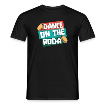 Tanz auf der Roda Capoeirista Ginga Tanz Capoeira - Männer T-Shirt - Schwarz - Vorne - AI Model Male 178 light (178cm)