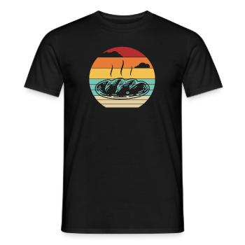 Retro Bread Maker Bread Dough Bread Queen Lover - Men's T-Shirt - black - Front - AI Model Male 178 light (178cm)