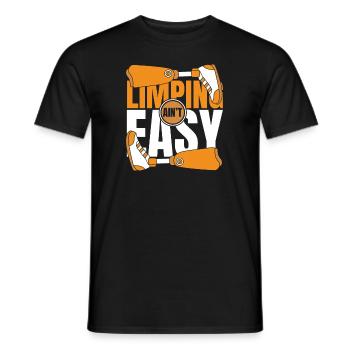 Limping Ain't Easy Artificial Legs User Leg - Men's T-Shirt - black - Front - AI Model Male 178 light (178cm)