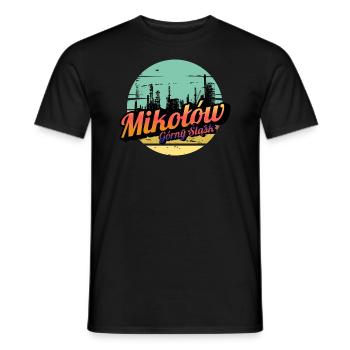 Mikołów Upper Silesia - Men's T-Shirt - black - Front - AI Model Male 178 light (178cm)