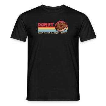 Donut mehr als ein Nahrungsmittel Doughnut Maker - Männer T-Shirt - Schwarz - Vorne - AI Model Male 178 light (178cm)