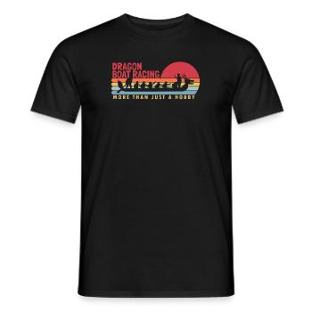 La course de bateaux-dragons est plus qu’un amateur d’équipe - T-shirt homme - noir - Devant - AI Model Male 178 light (178cm)