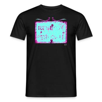 RéservePetitGibier - Men's T-Shirt - black - Front - AI Model Male 178 light (178cm)