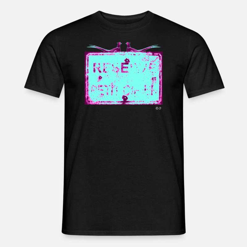 RéservePetitGibier - Männer T-Shirt - Schwarz