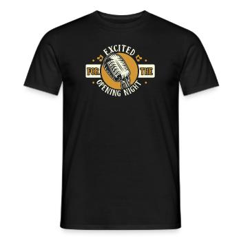 Gespannt auf die Premiere Opera House Lover - Männer T-Shirt - Schwarz - Vorne - AI Model Male 178 light (178cm)