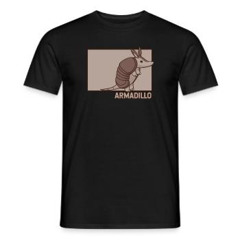 Armadillo Doodle Chinese Hanzi Pink Fairy Lover - Men's T-Shirt - black - Front - AI Model Male 178 light (178cm)