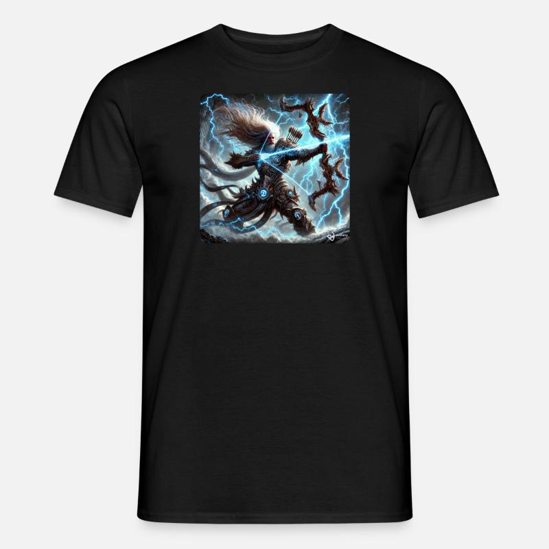 Thunder Archery God - Männer T-Shirt - Schwarz