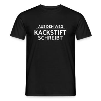 Caca - T-shirt homme - noir - Devant - AI Model Male 178 light (178cm)
