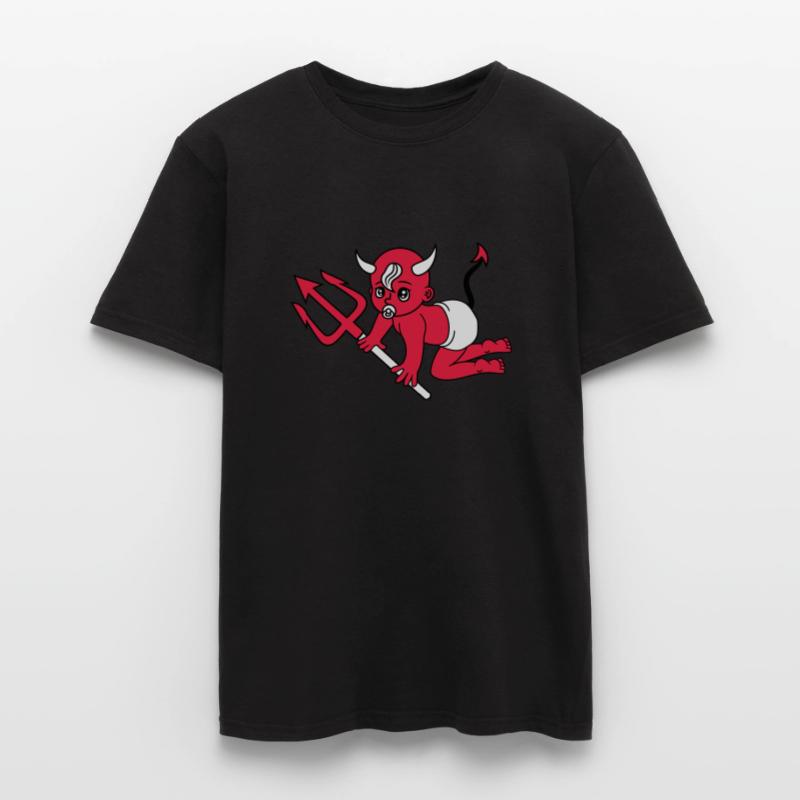 evil devil demon hell devil satan crawling pacifie Men’s T-shirt