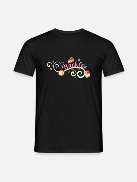 Backfee - Männer T-Shirt - Schwarz