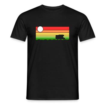 Wohnmobil Wohnmobilbesitzer Camping Camper Idee - Männer T-Shirt - Schwarz - Vorne - AI Model Male 178 light (178cm)