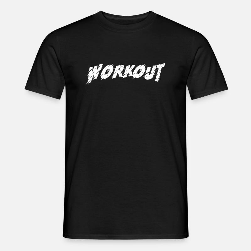 Workout - Männer T-Shirt - Schwarz