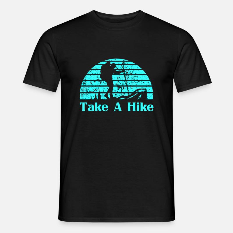 Take A Hike - Männer T-Shirt - Schwarz