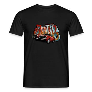 Drive SüperBee - Männer T-Shirt - Schwarz - Vorne - AI Model Male 178 light (178cm)