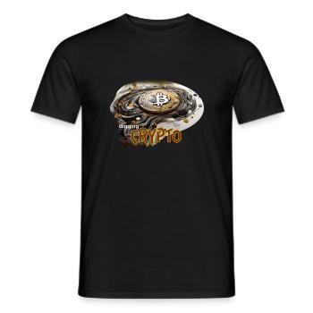 Krypto Währung, crypto digging - Männer T-Shirt - Schwarz - Vorne - AI Model Male 178 light (178cm)