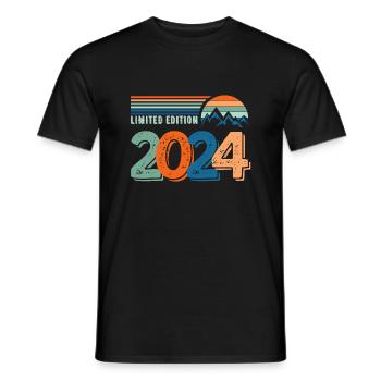 Limitierte Auflage 2024 - Männer T-Shirt - Schwarz - Vorne - AI Model Male 178 light (178cm)