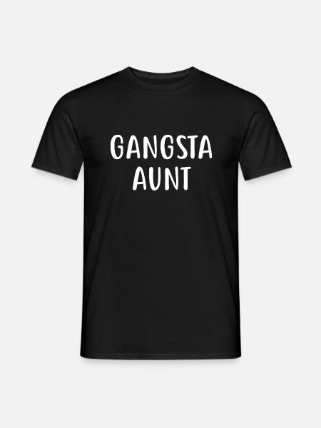 gangsta Täti Paita Täti Täti - Miesten T-paita - musta