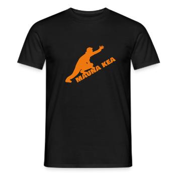 Berge beim Bergsteigen mauna kea - Männer T-Shirt - Schwarz - Vorne - AI Model Male 178 light (178cm)