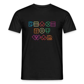 Peace Not War - Männer T-Shirt - Schwarz - Vorne - AI Model Male 178 light (178cm)