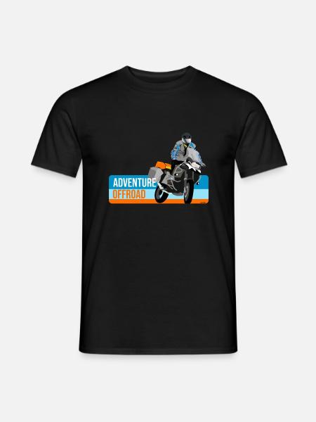 Adventure Off Road - Männer T-Shirt - Schwarz