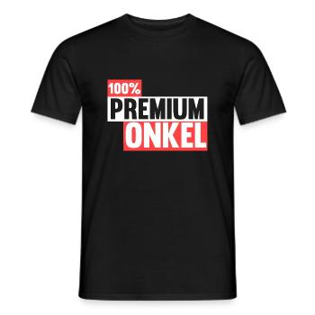 Patenonkel Pate Onkel - Männer T-Shirt - Schwarz - Vorne - AI Model Male 178 light (178cm)