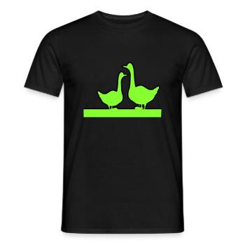Oies - T-shirt homme - noir - Devant - AI Model Male 178 light (178cm)