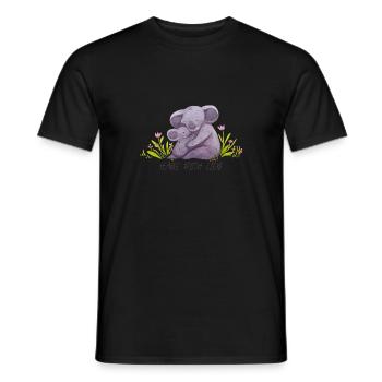 Habe dich lieb - Männer T-Shirt - Schwarz - Vorne - AI Model Male 178 light (178cm)