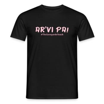 Ar vi pa !! - T-shirt homme - noir - Devant - AI Model Male 178 light (178cm)
