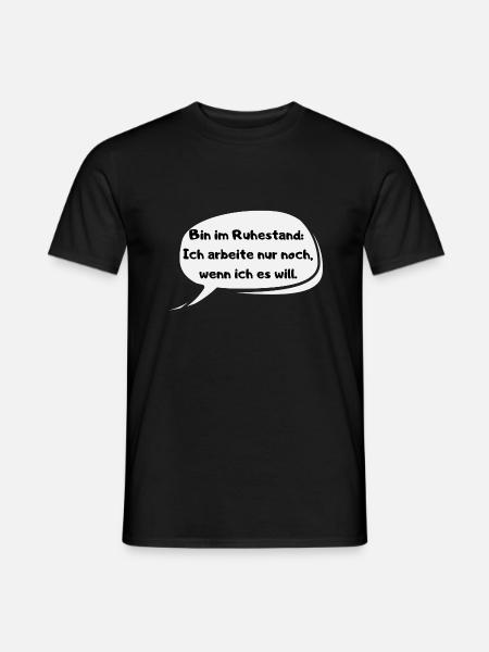 Ruhestand - Männer T-Shirt - Schwarz
