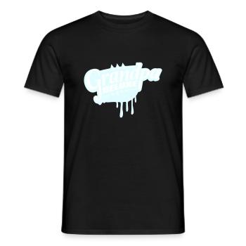 Grandpa Deluxe Bester Opa Großvater Liebe Opi Logo - Männer T-Shirt - Schwarz - Vorne - AI Model Male 178 light (178cm)