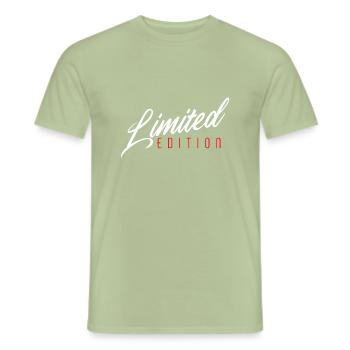Edizione limitata - T-shirt uomo - verde salvia - Fronte - AI Model Male 178 light (178cm)