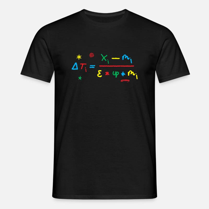 Executive Scrawler: Tariff Formula - Men's T-Shirt - black