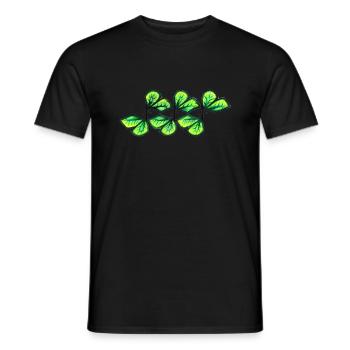 Schmetterling 1 - Männer T-Shirt - Schwarz - Vorne - AI Model Male 178 light (178cm)