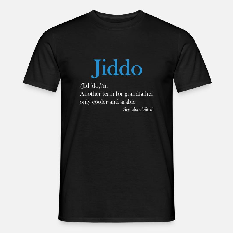 Jiddo Definition - Männer T-Shirt - Schwarz